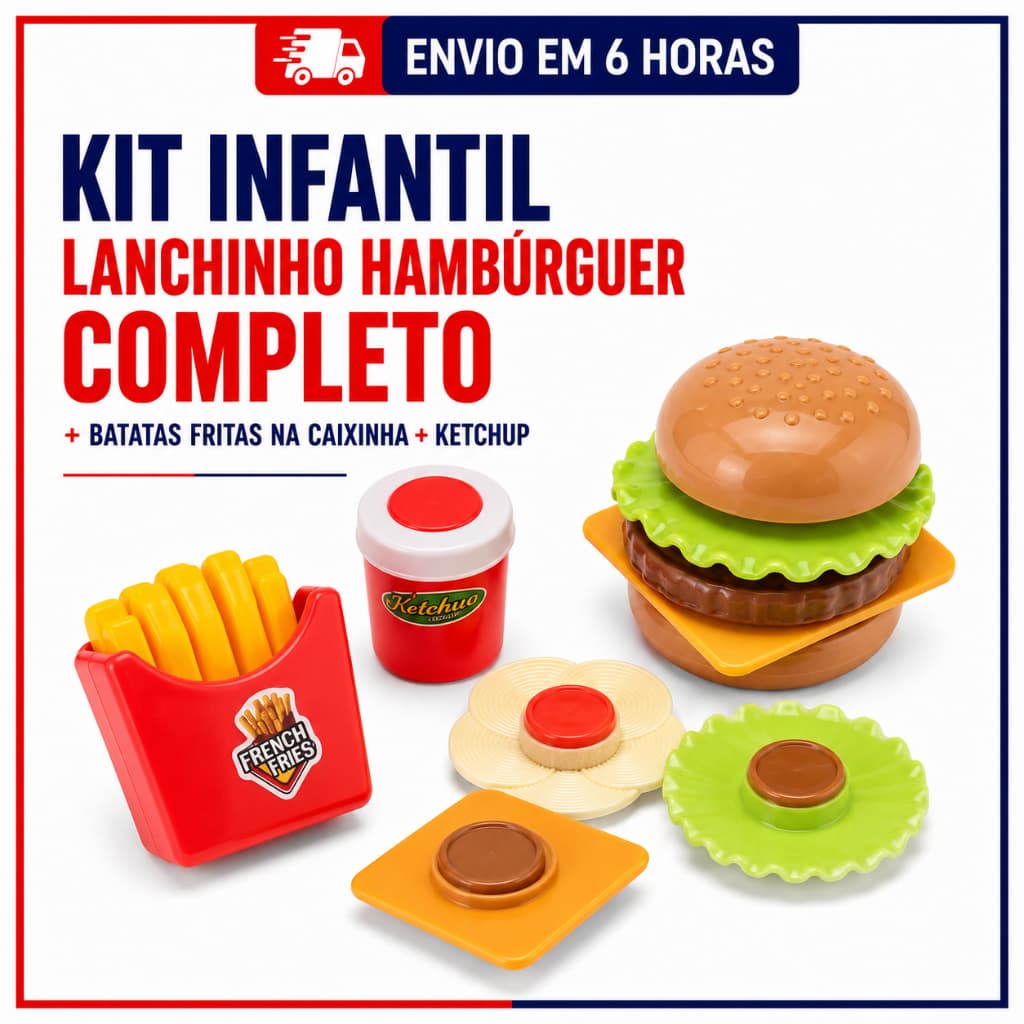 Kit Comida Infantil Cozinha Brinquedo Pequenos Chefs 14 Peças
