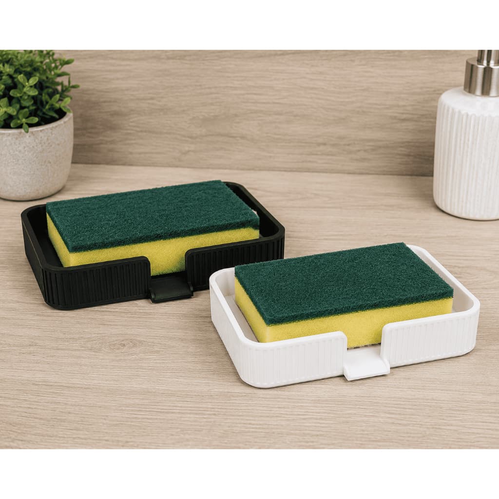 Porta Esponja com Dreno para Pia Organizador de Cozinha Porta Sabão