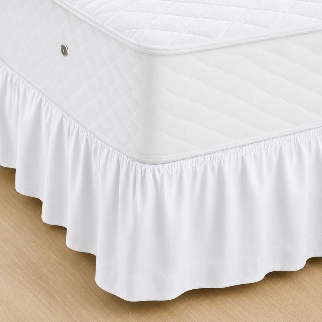Saia Box Micropercal 400 Fios Ponto Palito Acabamento Premium Toque Macio Luxo Cama