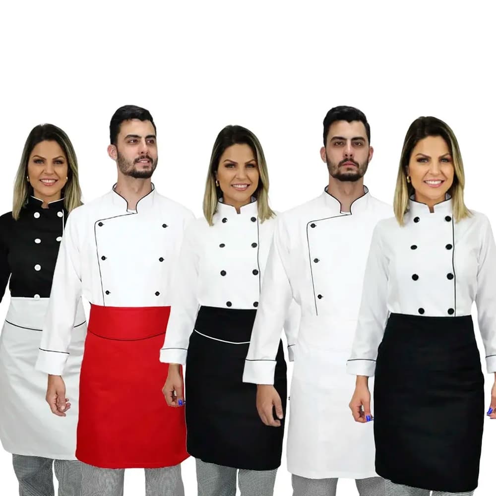 Avental de cintura chef de cozinha