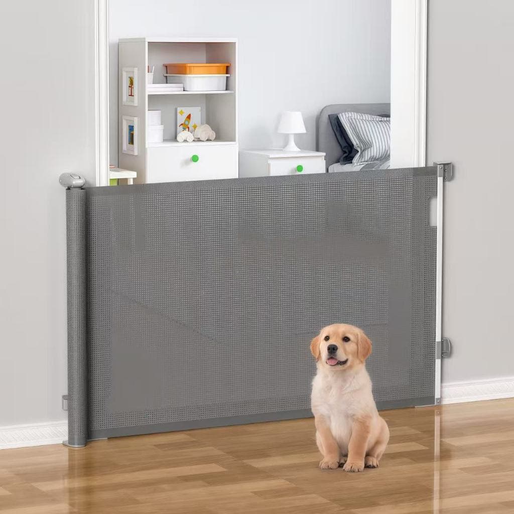 Porta retrátil de segurança de crianças 1.4M, porta de segurança de animais de estimação, porta de segurança de crianças