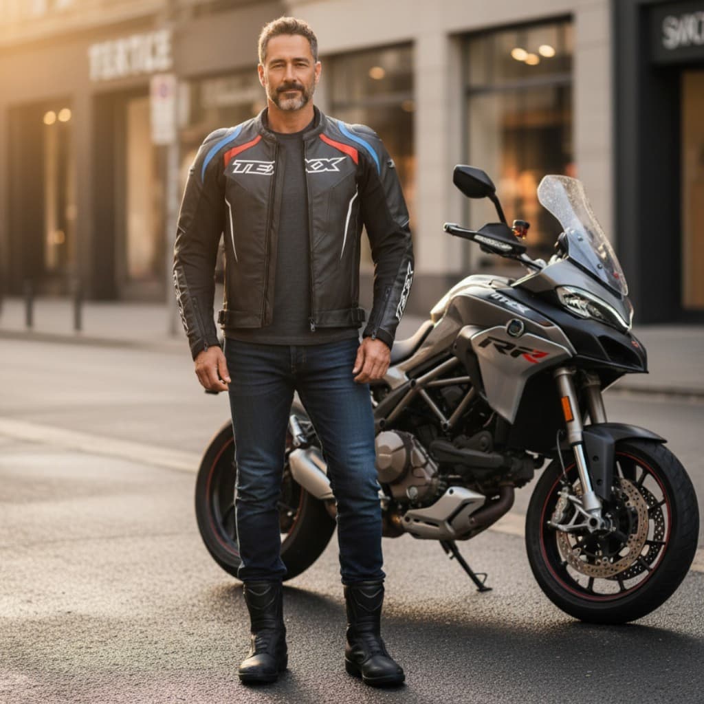 Jaqueta Texx Sniper V3 Masculina Preta Vermelha Azul Moto Motociclista Impermeável Proteção Esportiva