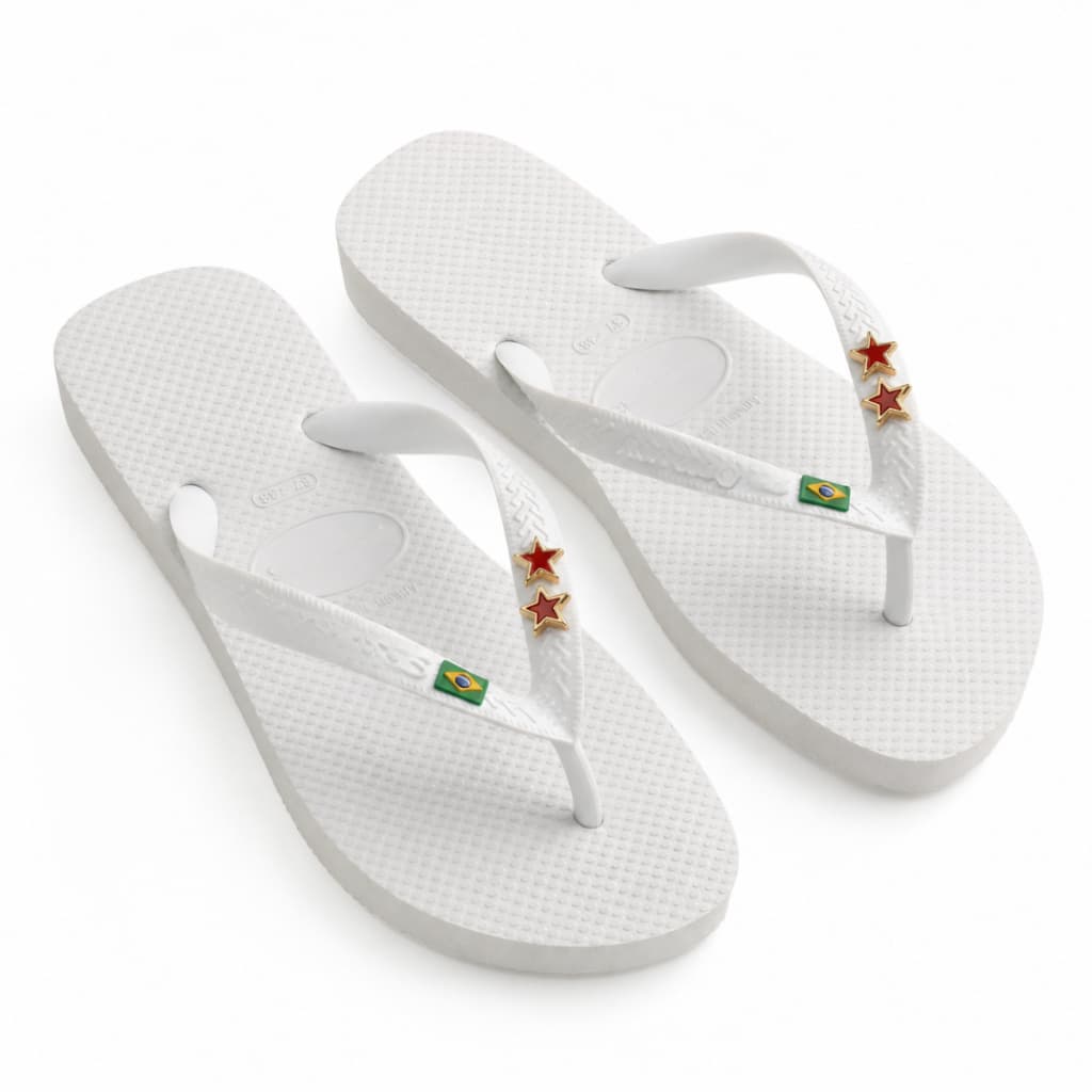 Chinelo Feminino Sandália De Dedo Brasil Casual Confortável Macia