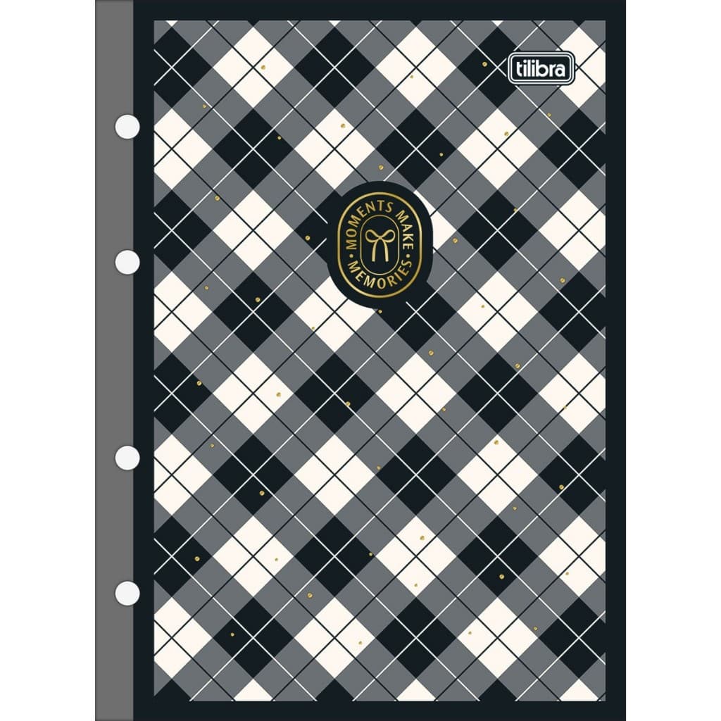 Refil Fichário Colegial Caderno Argolado West Village 80 Folhas 17,9x24,1cm - Tilibra