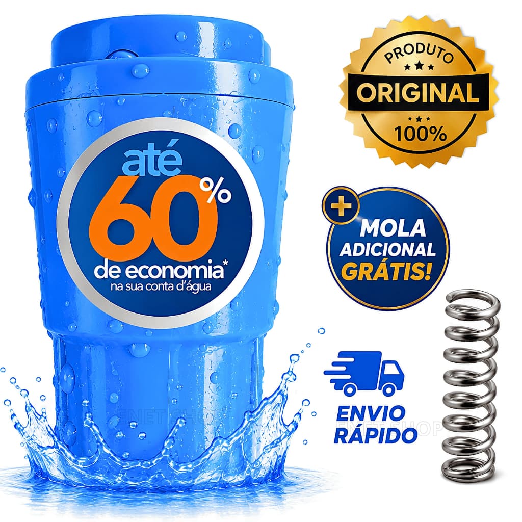 Bloqueador de Ar para Hidrômetro 3/4 25mm Original Reduz Conta de Água Até 60%