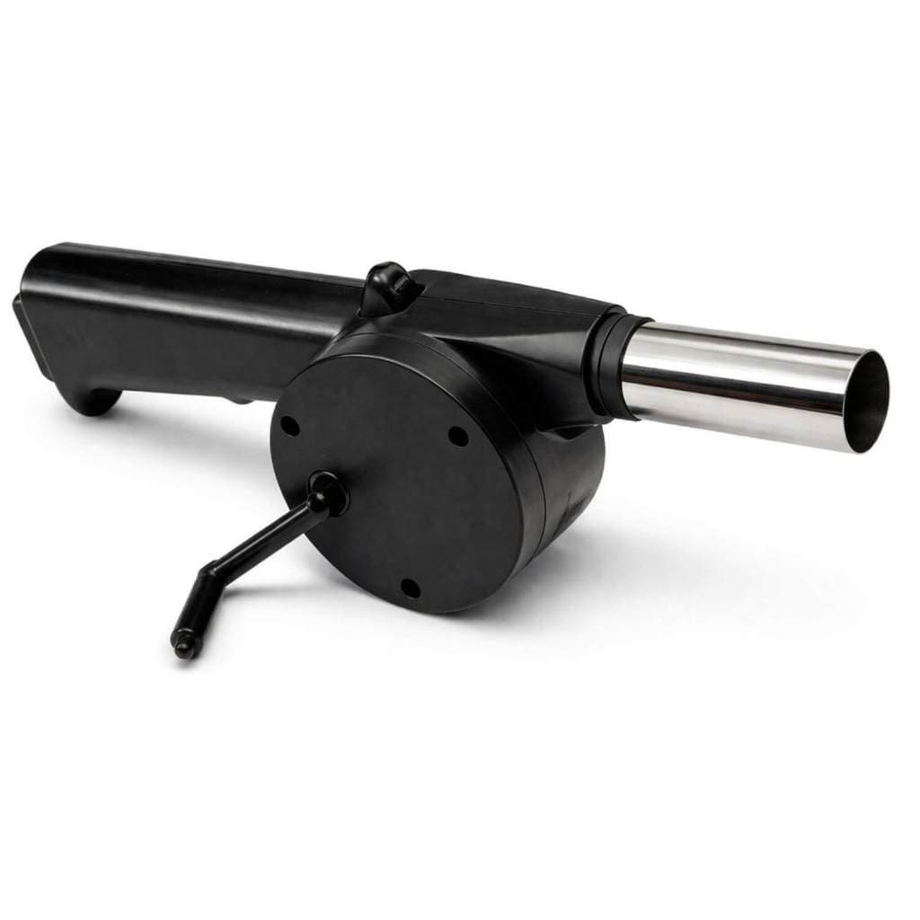 Soprador Manual Acendedor Churrasqueira Carvão Lareira BBQ
