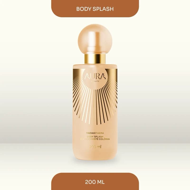 Body Splash 200ml Aurora Shine ou Radiant Hera | Perfume Feminino Refrescante e Marcante