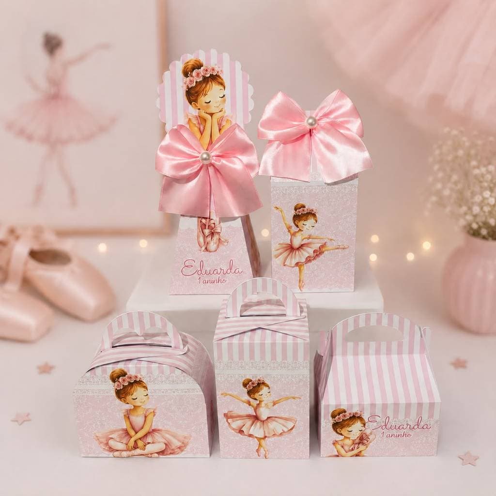Kit Personalizado BAILARINA | PEGUE E MONTE personalizado BAILARINA| Lembrancinhas Festa BAILARINA | Lembrancinhas