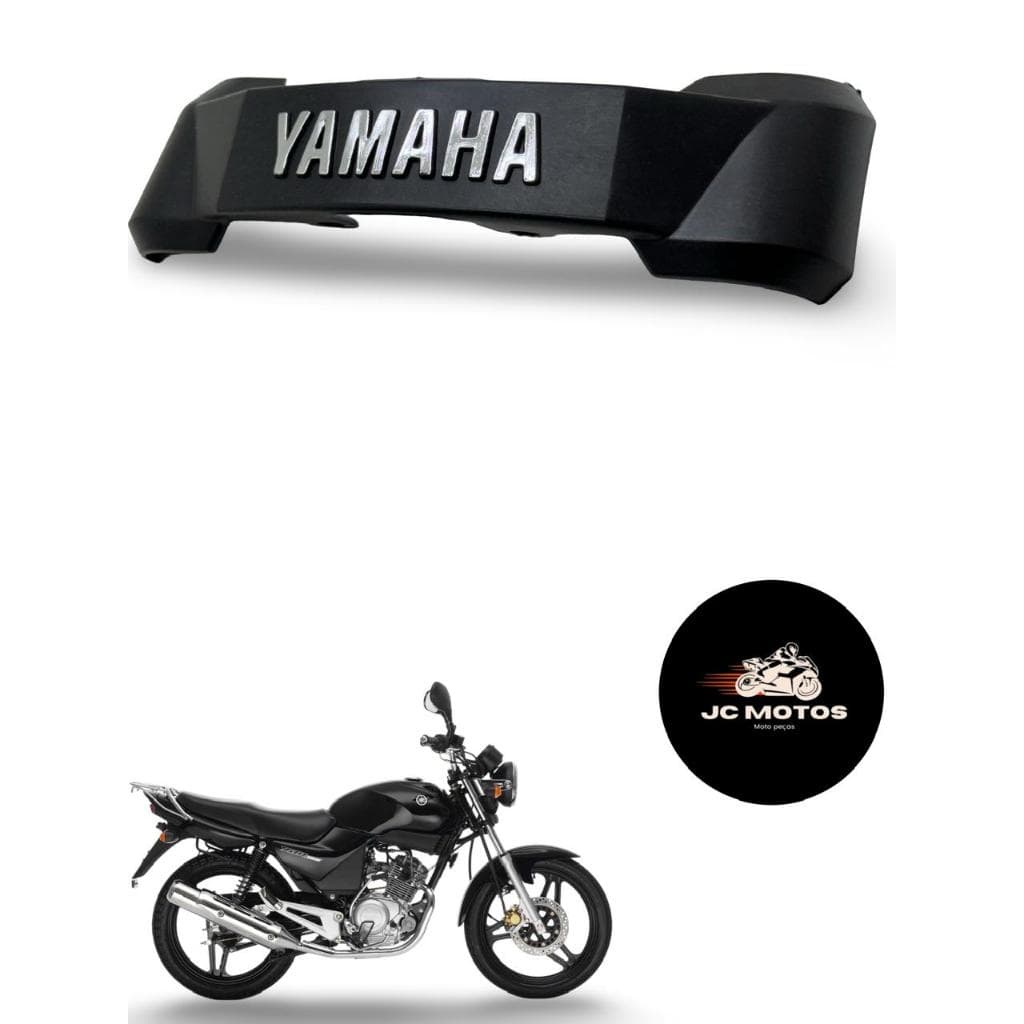 EMBLEMA FRONTAL YBR 125 2000/2008/FACTOR 125 2009/2013 PRATA