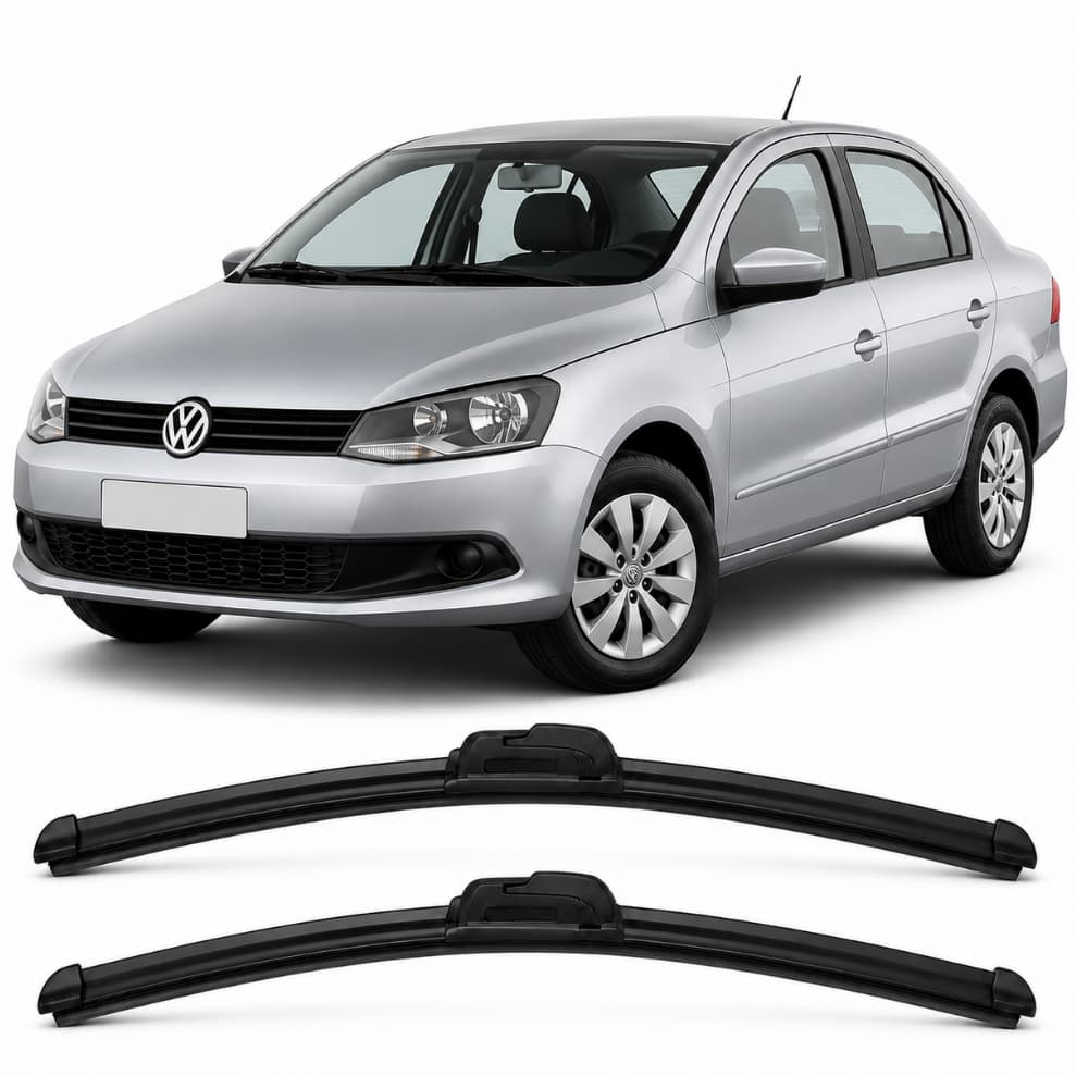 Par Palhetas Kit Limpador De Parabrisa Dianteiro Para Volkswagen Voyage 2008 2009 2010 2011 2012