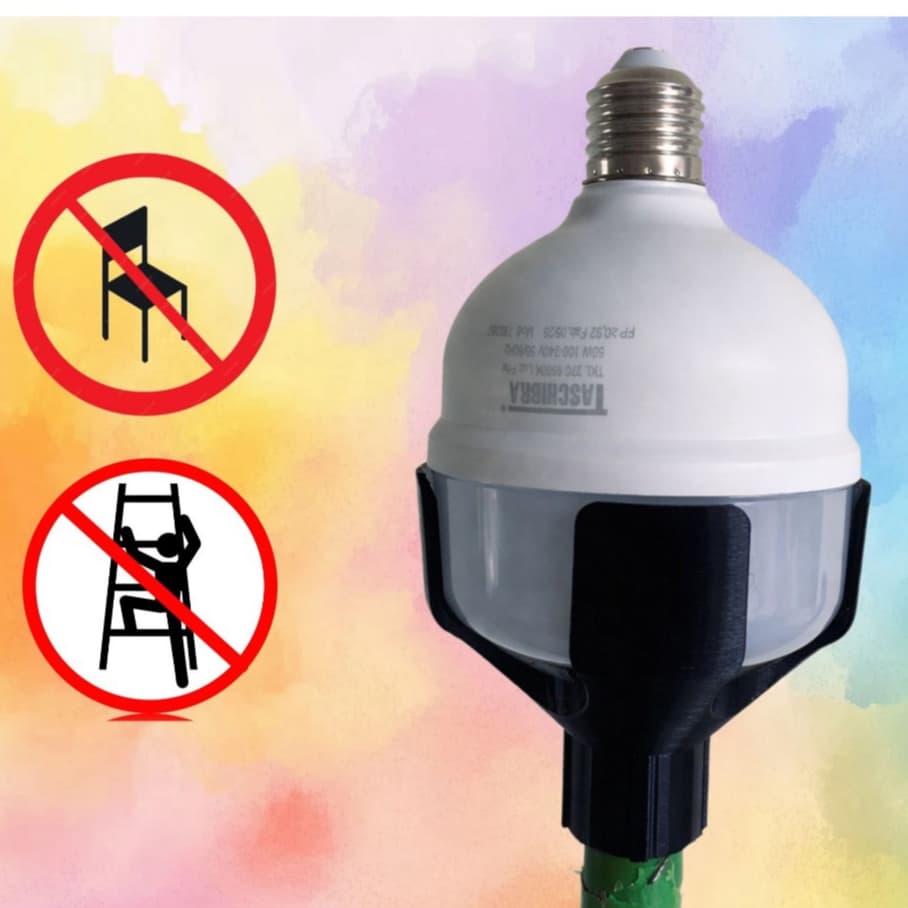 TrocaLuz - Suporte para Troca rápida de Lâmpadas de led de 50W
