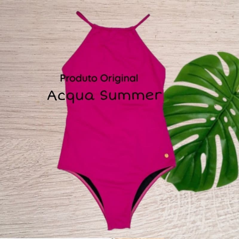 Maiô Infantil Juvenil para Meninas 10 12 14 e 16 anos Moda Praia/Totalmente Forrado/Proteção UV50+