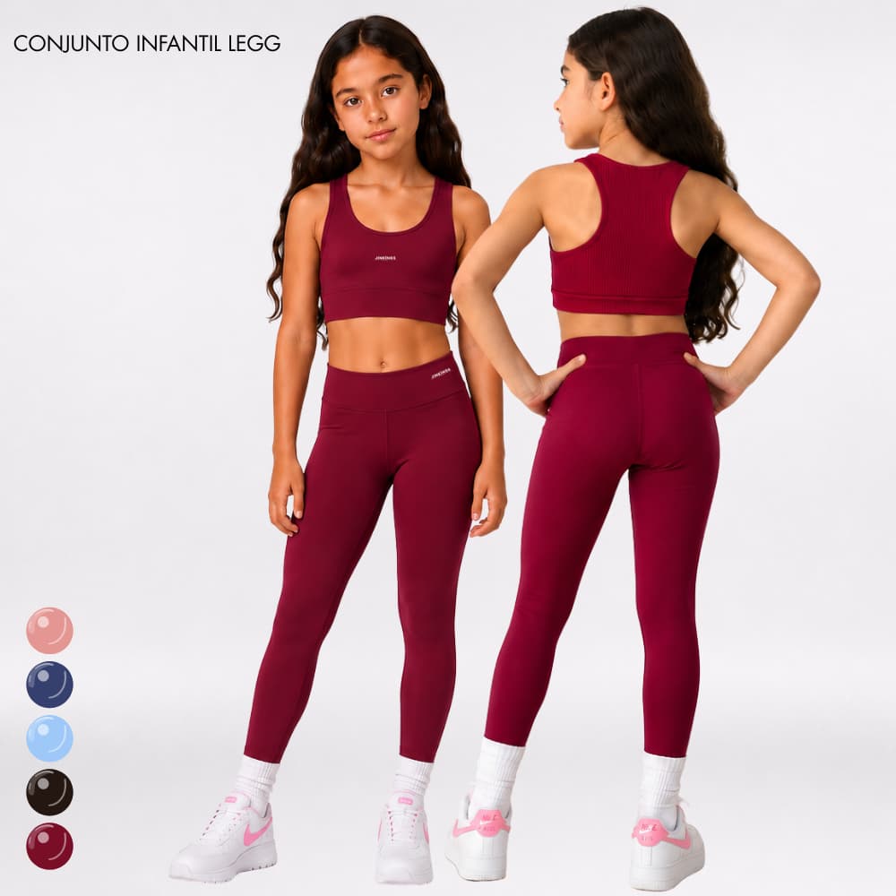 Kit 2 Legg Infantis para Meninas- Lisa, Básica e Confortável.