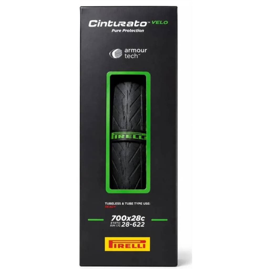 Pneu Pirelli Cinturato 700x28 Velo Tr Tubeless Road Bike Cor Preto