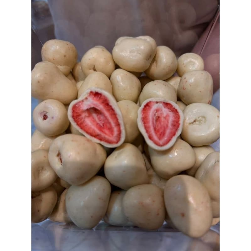 Morango do amor liofilizado zero adição de açúcar 50g