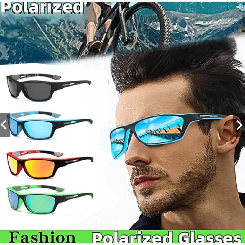 Óculos De Sol Esportivo Polarizado UV400 Ciclismo Pesca Direção Masculino Feminino