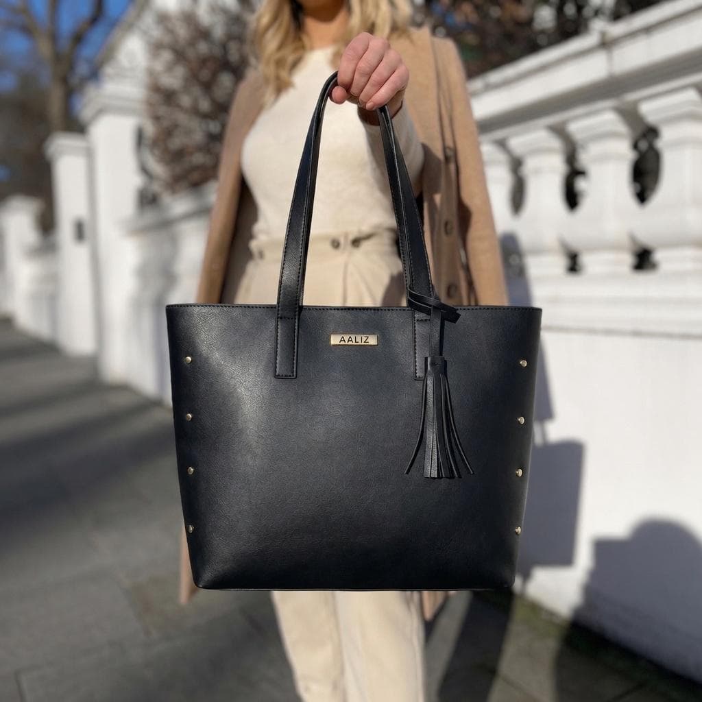 Bolsa Sacola Feminina Grande Bolsa Shopper Tote Elegante Couro Ecológico Faculdade Trabalho