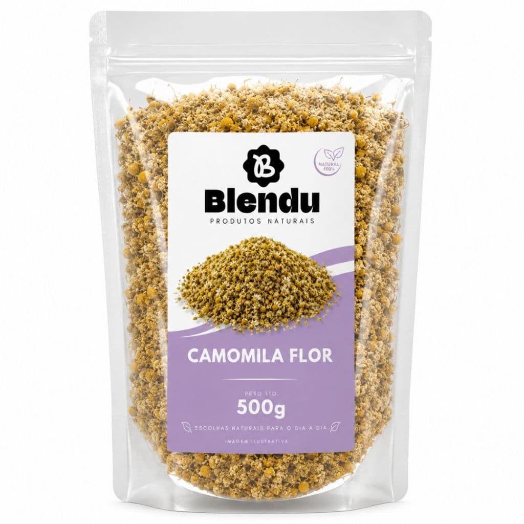 Camomila Flor Blendu 250g 500g 1kg 100% Natural Chá Flores Secas Para Infusão Premium