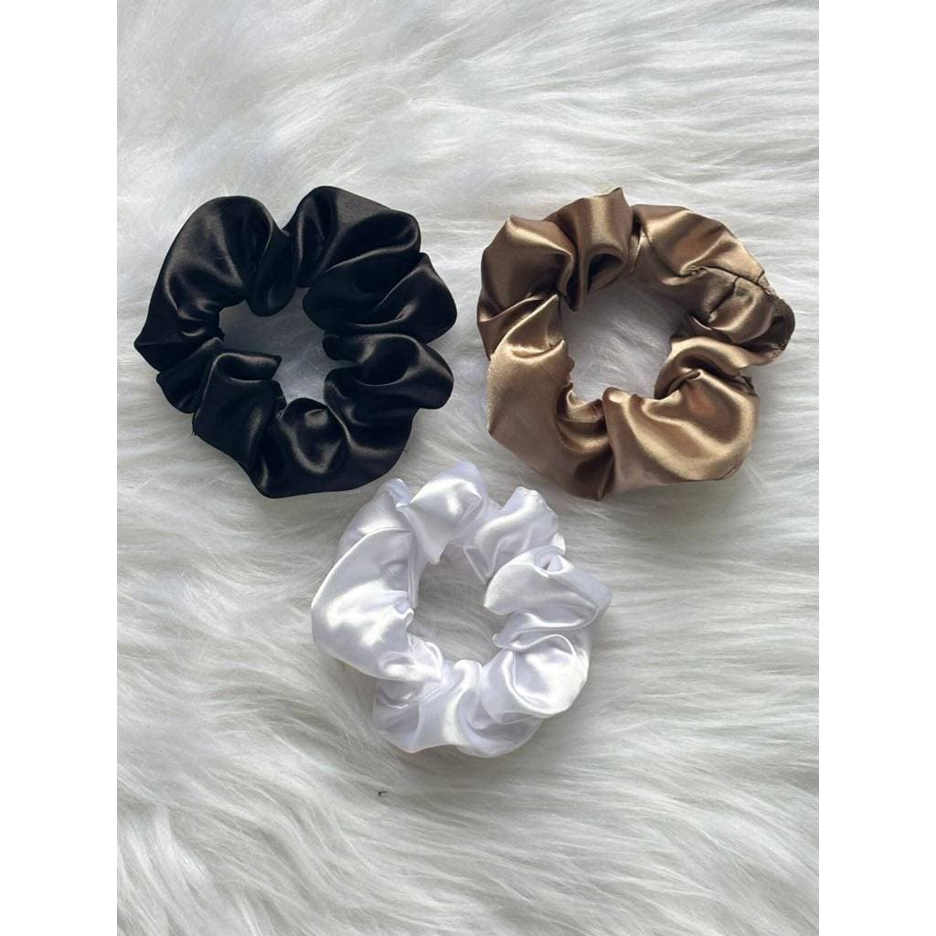 Kit 03/06/12/24 Xuxinhas de Cetim Não amassa Não quebra Alta Elasticidade Todos os Cabelos