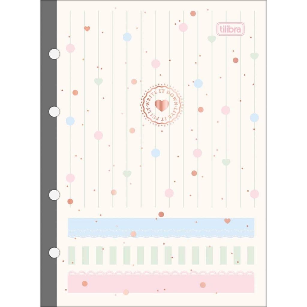 Refil Soho para Fichário Universitário (A4) 20 x 27,5 cm 80 Folhas - Tilibra