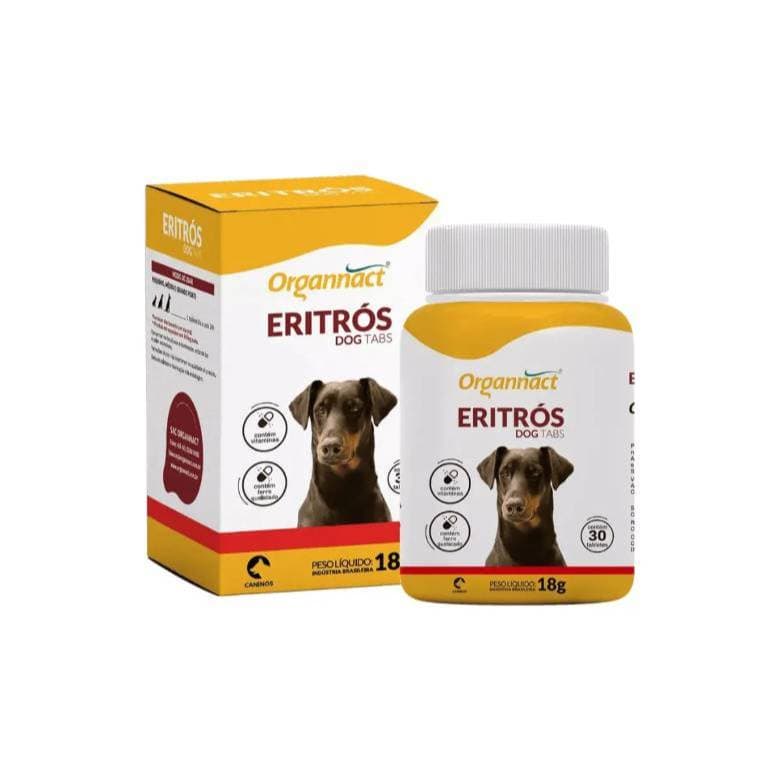 Eritrós Tabs Organnact - Suplemento Vitamínico para Cães 18g
