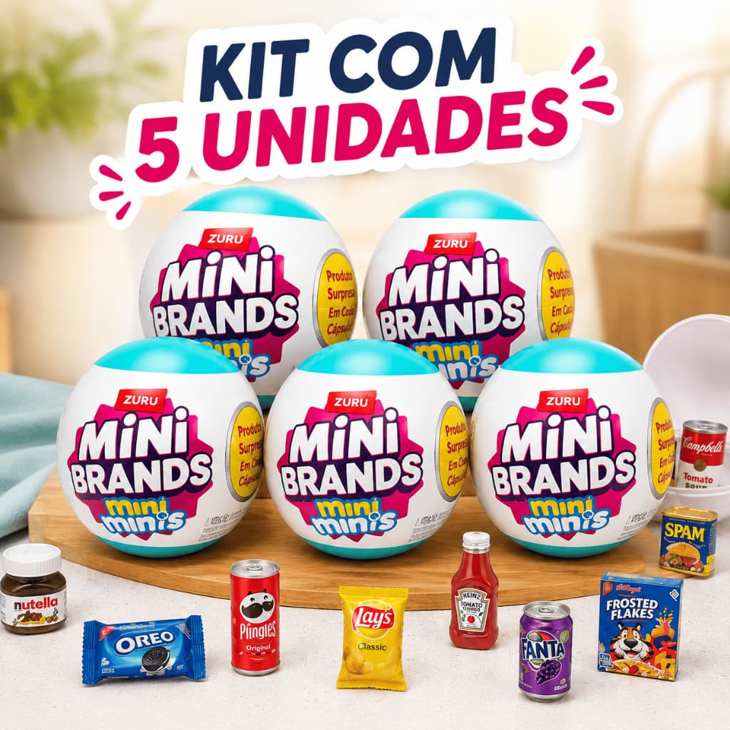 Kits - Mini Brands  Mini Minis Esfera Surpresa Original Colecionável