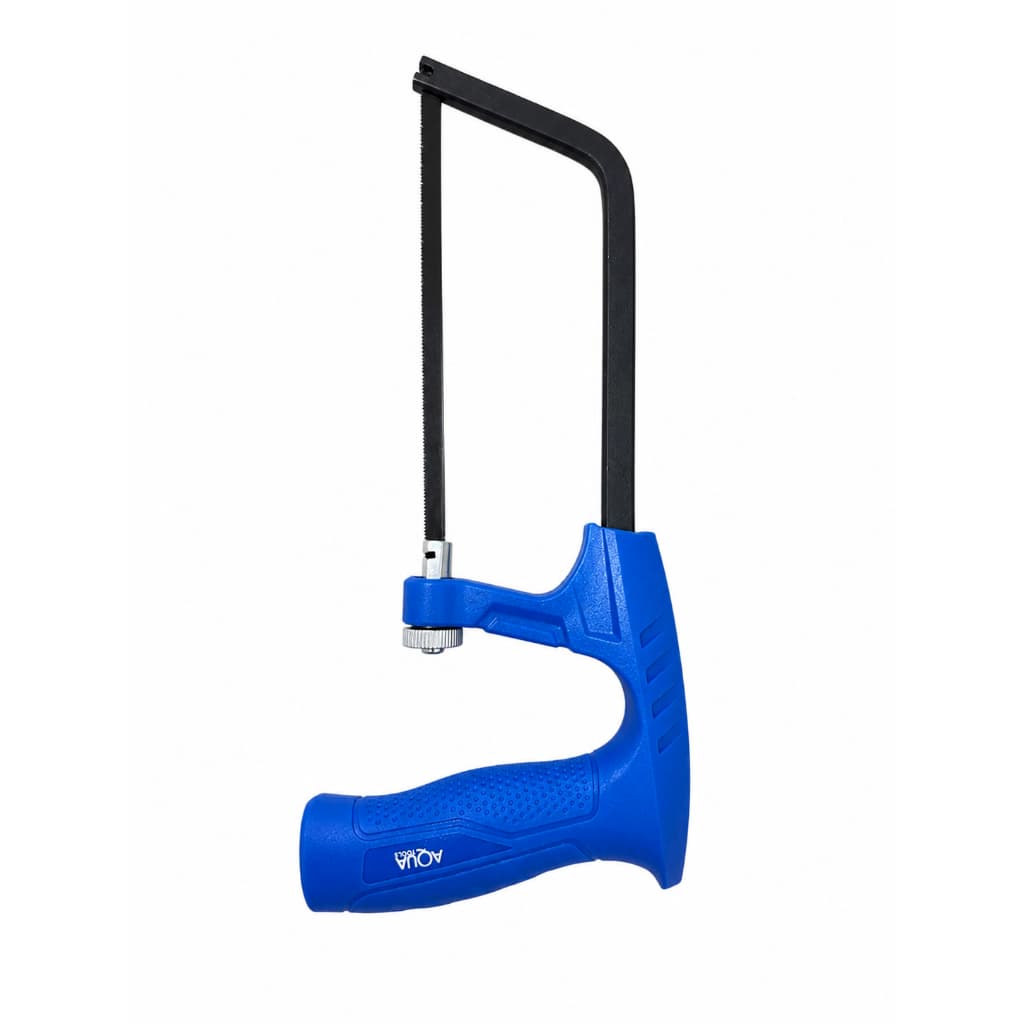 Mini arco de serra maciço profissional marceneiro artesanato lamina tico tico aquatools cabo ergonômico bi-metal
