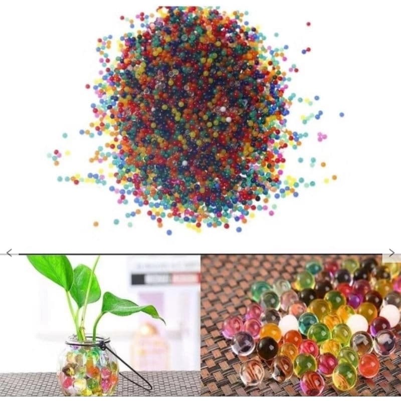 Bolinhas de gel que crescem na água para brinquedos infantis  e plantas 5000 unidades