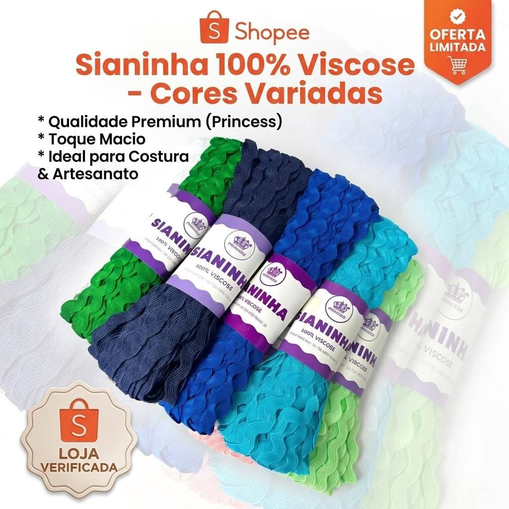 Sianinha Princess 8mm contem 10 metros