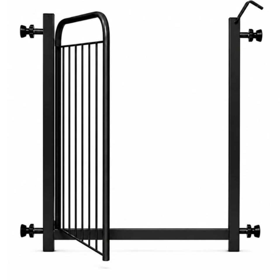 Portão Pet Grade Cachorro (78cm A 143cm)  Cercado Proteção de Porta Segurança Crianças