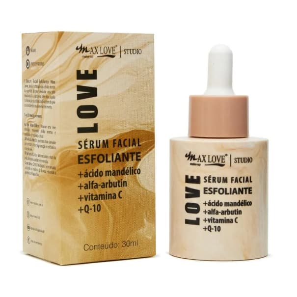 Sérum Facial Vegano Esfoliante Max Love 30ML