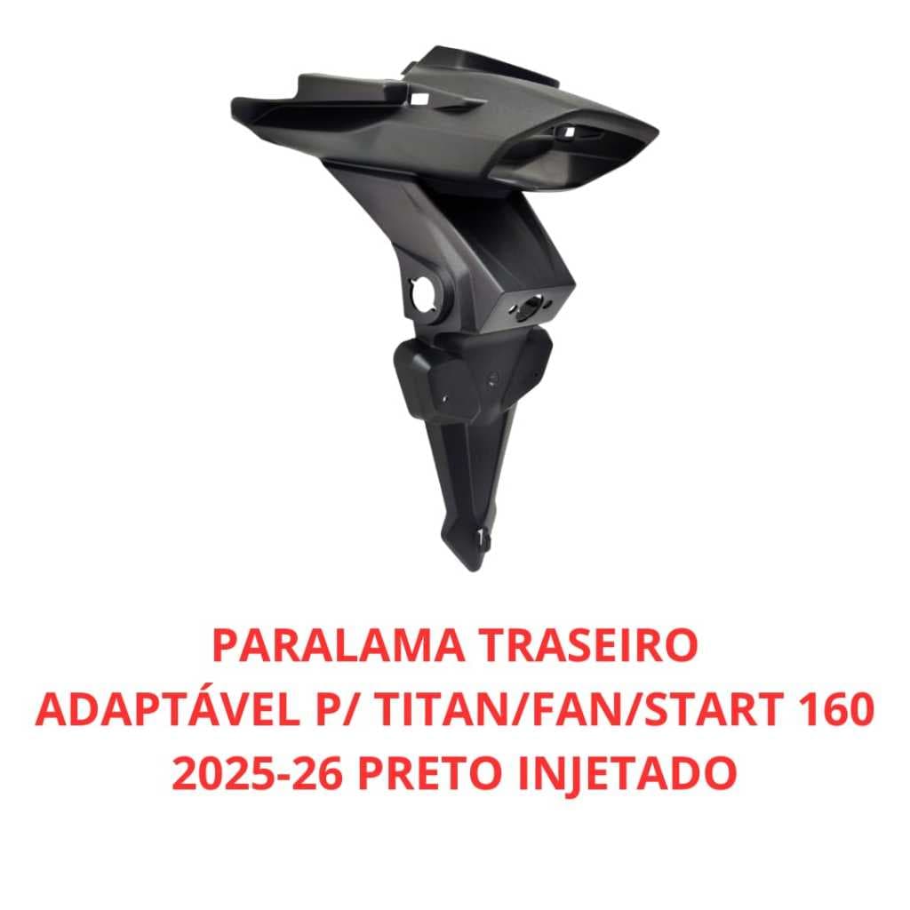 Paralama Rabeta Traseira Cg Titan Fan Start Cargo 160 2025 2026