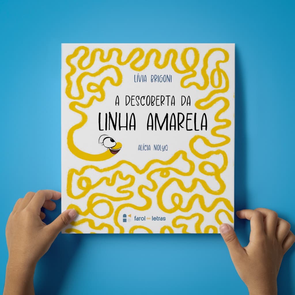 Livro Infantil A Descoberta da Linha Amarela Incentivo Psicólogo Pedagogia Escola Motivação