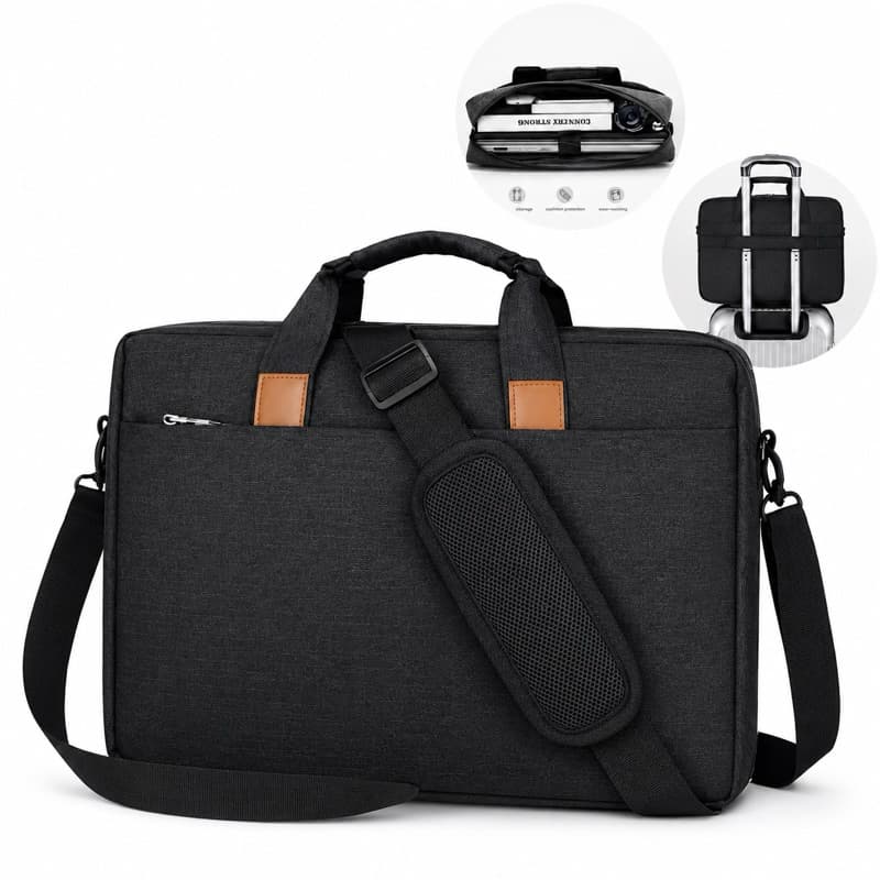 Bolsa Para Notebook a Prova D'Agua com Alça Resistente Capa Protetora 15 6 polegadas