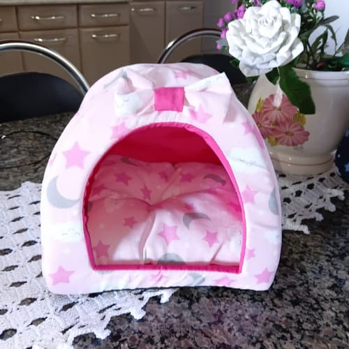Toca Casa Toquinha Cabana Dobrável Para Porquinho da Ìndia,Hamster,calopsitas ,Twister, mini coelho e pequenos roedores