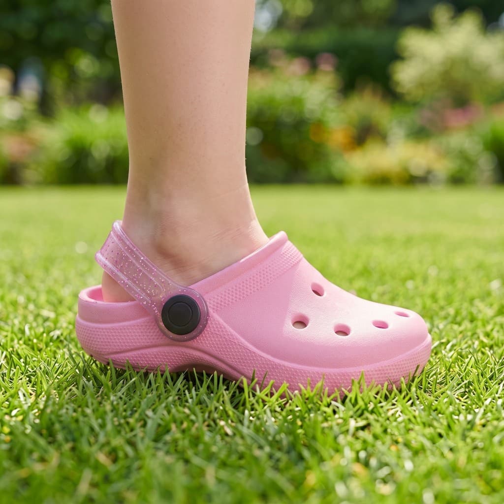 Sandália Infantil Menina Babuche Feminino Liso Sapato Infantil Menina