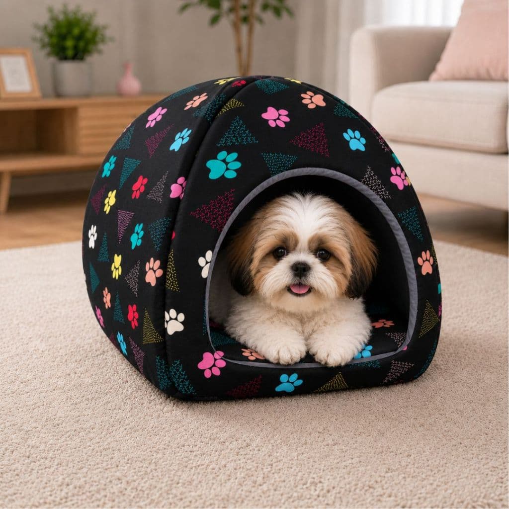 Cama Toquinha 2 em 1 Cabana Anti Frio Cores Variadas Caminha Lavável