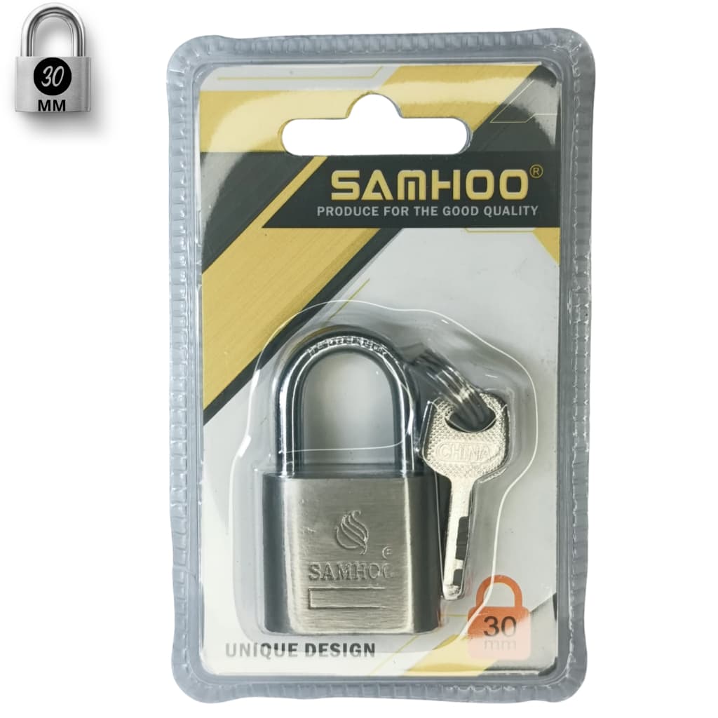 Cadeado 30mm Aço Inox Chave Tetra com 3 Chaves