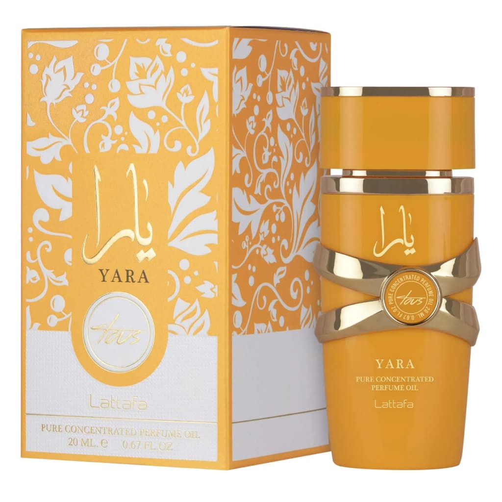 Perfume Arabe Feminino Lattafa Yara Tous Original 30ml Eau de Parfum Frasco Pequeno, Portátil Para Qualquer Evento