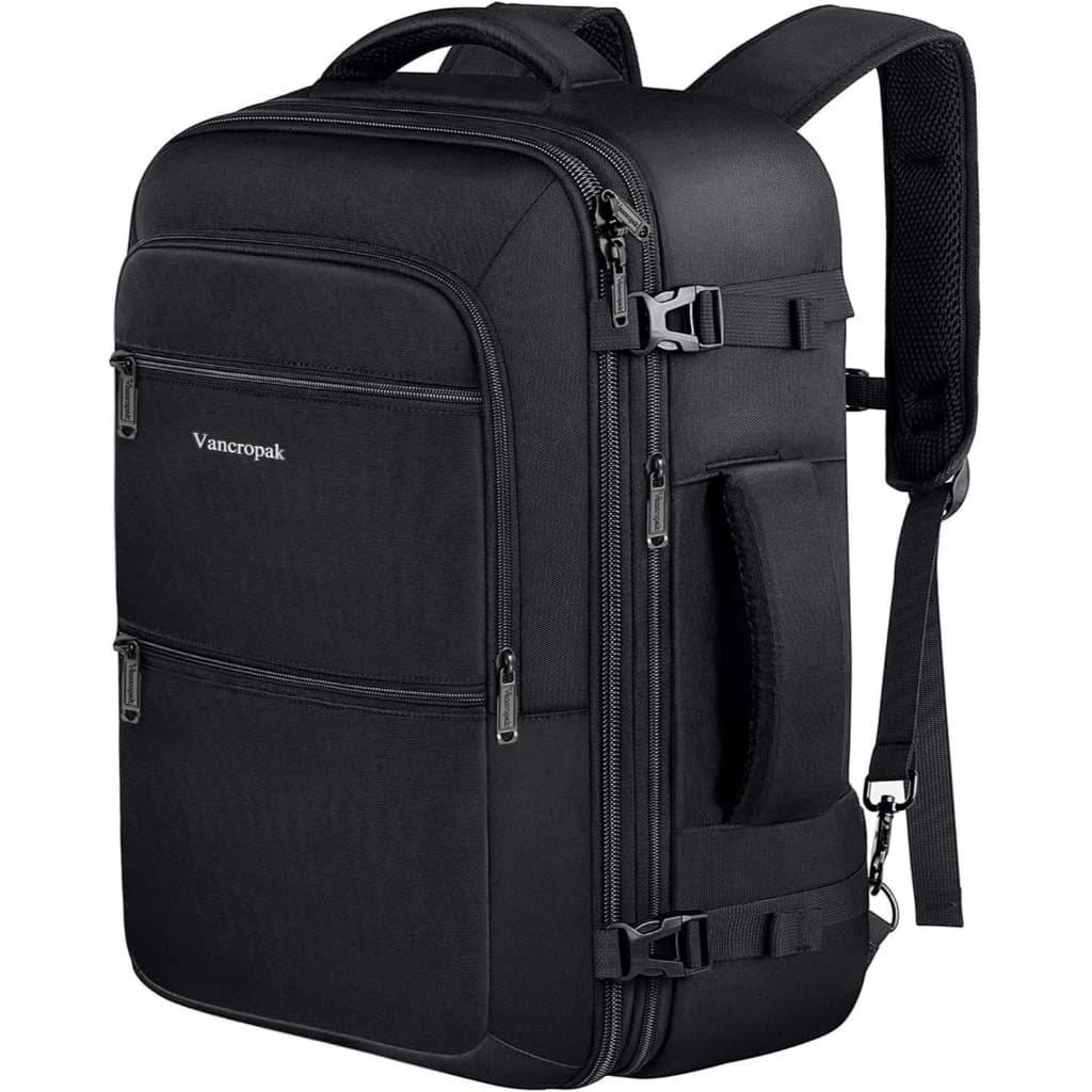 35/40L Mochila de bagagem de viagem extensível, mochila de negócios, adequada para viagens de negócios, vida diária