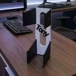 ​Suporte Para Controle PS5 PS4 Xbox PC Gamer Personalizado Com Nome Impressão 3D Duplo (OBS: O NOME ME CHAMA NO CHAT )