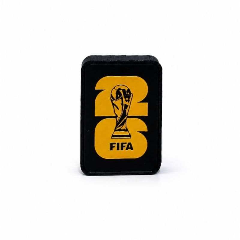 Caixa Porta Figurinhas da Copa 2026 - Com divisória e tampa deslizante