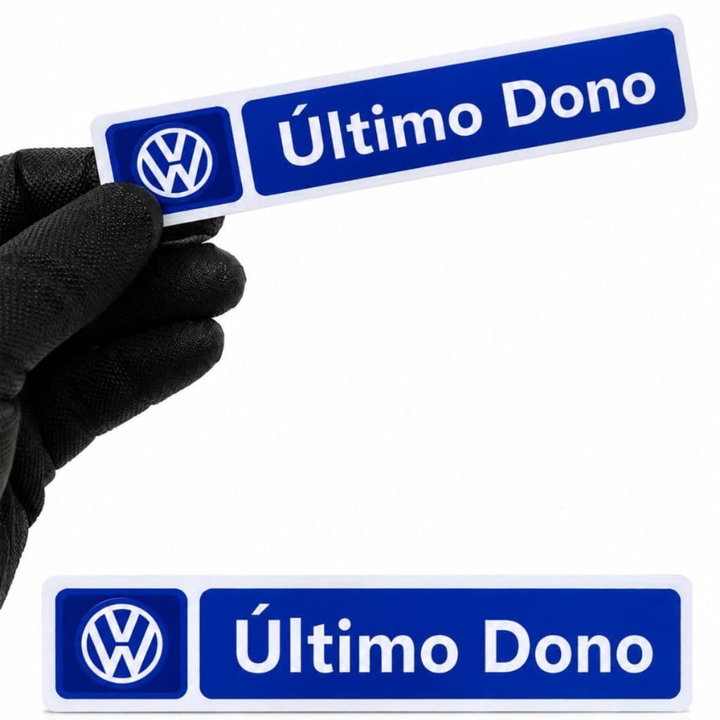 Adesivo Ultimo Dono Volkswagen Vw Volks Colecionador Tuning Stickers