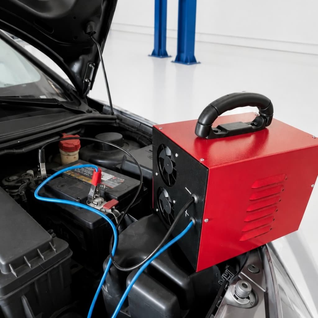 Carregador 150 Amperes Para Bateria Automotiva Carro Moto Caminhão 12v Dupla Ventilação Bivolt