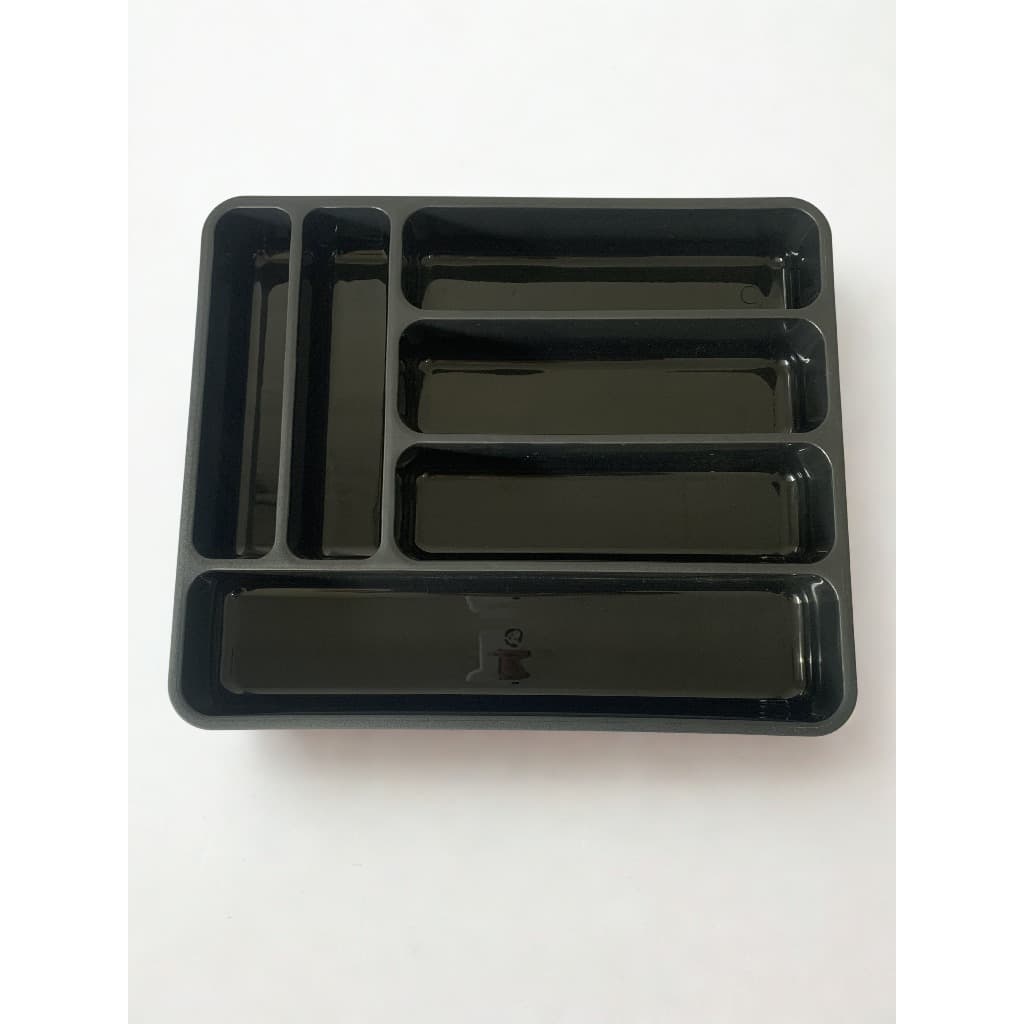 Organizador de Gaveta Porta Talheres 6 Divisórias em Plástico Resistente
