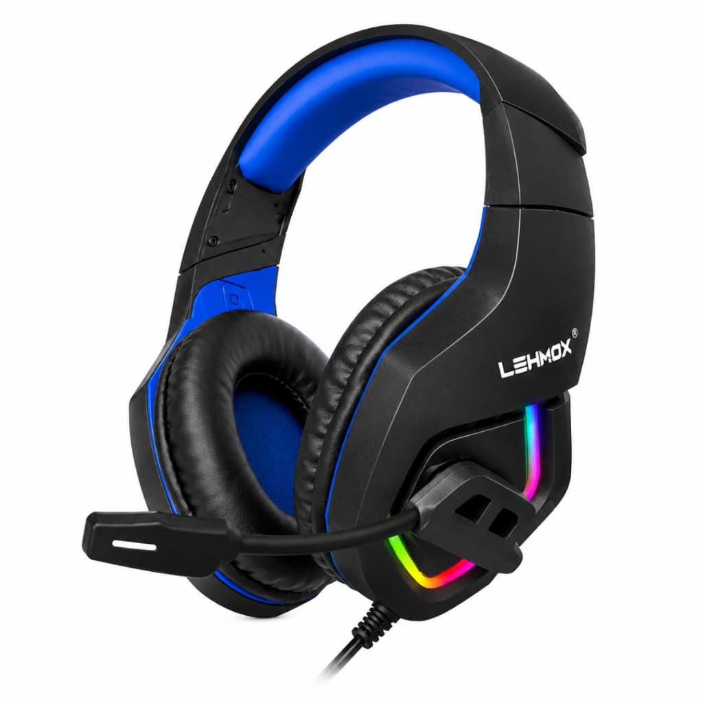 Headset Fone Gamer Led RGB com microfone USB Para PC Computador Celular Headphone Videogame