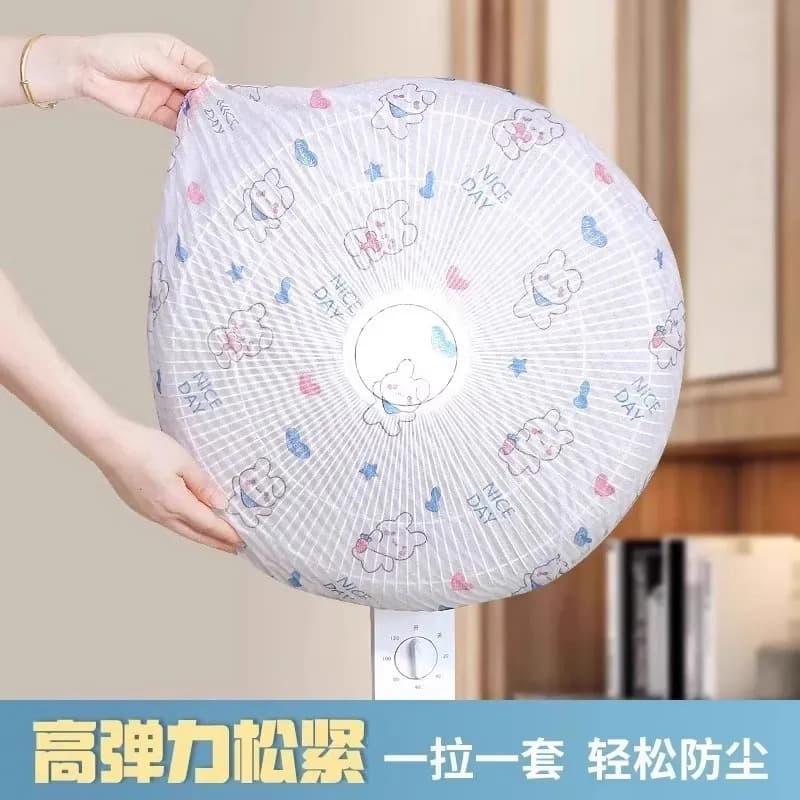 Capa De Proteção Para Ventilador Com Elástico Impermeável Fofa Antipoeira