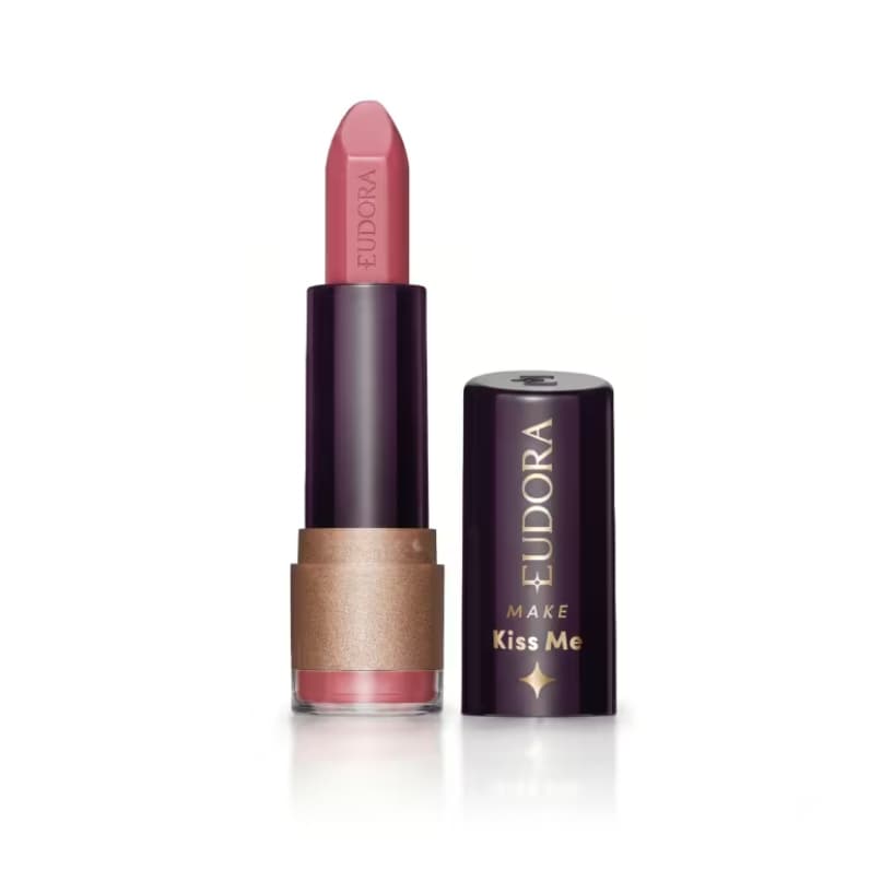 Batom Matte Nude Realce Eudora Make Kiss Me 3,7g