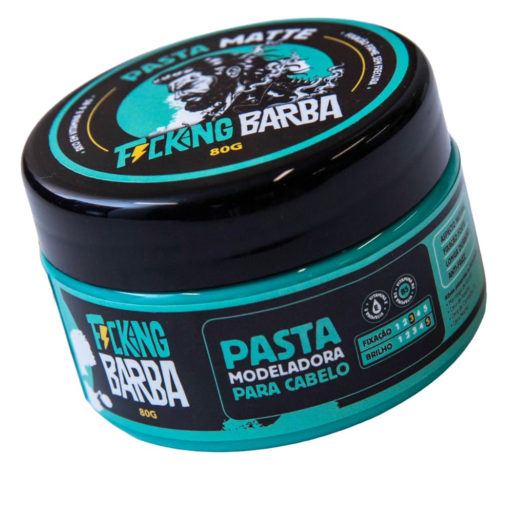 Cera Modeladora Cabelo Fuckingbarba Efeito Seco Matte - 80g