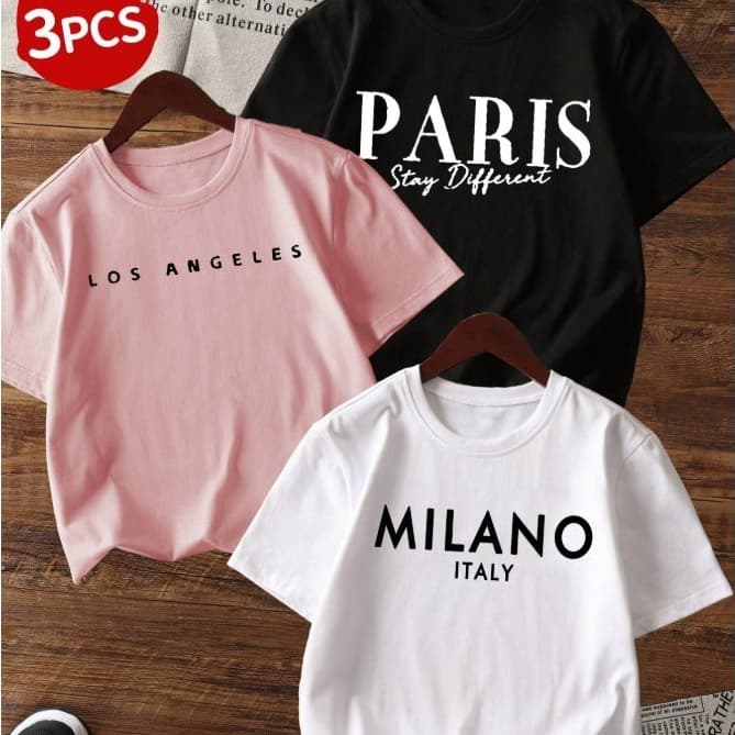 Kit 3 Camiseta Meninos Infantil Moda Casual Sofisticada 100% Algodão Estampada Casual Diversos